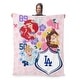 preview thumbnail 31 of 40, MLB Disney Princesses Game On Girls Silk Touch Throw Blanket