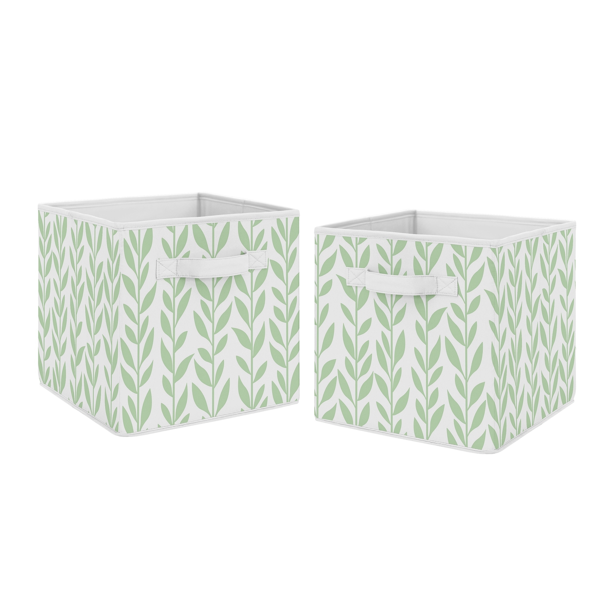 https://ak1.ostkcdn.com/images/products/is/images/direct/fe7eed8cc811461b6b6ad2fd6e843ee88c297f79/Green-and-White-Floral-Leaf-Foldable-Fabric-Storage-Bins---for-the-Boho-Farmhouse-Sunflower-Collection.jpg