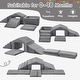 preview thumbnail 3 of 12, Foam Climbing Blocks and Ball Pit, 6PCs Toddler Climb and Crawl Activity Playset Indoor