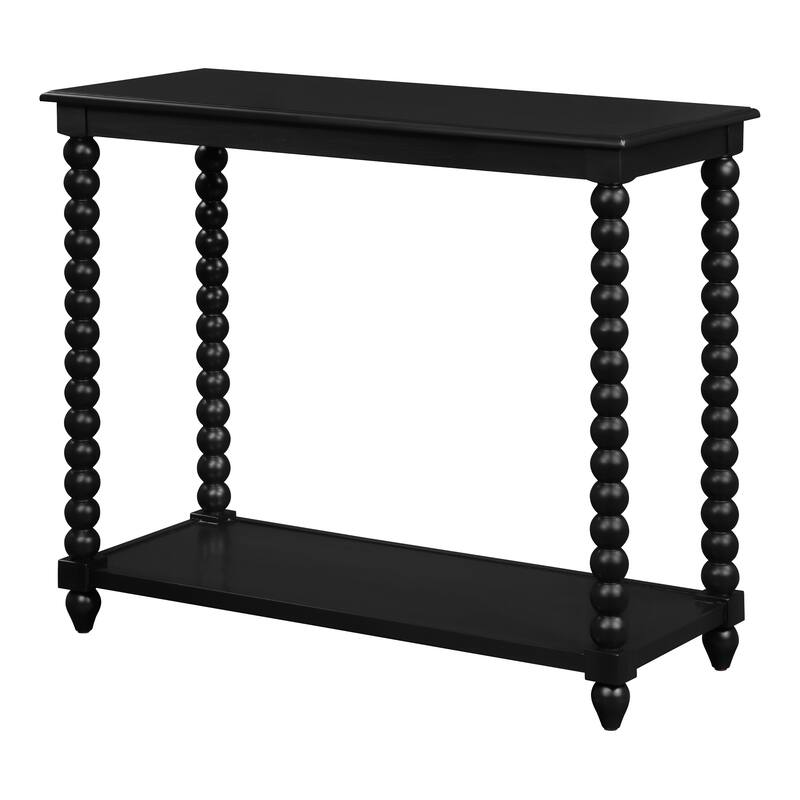 Elise Foyer Table in Black Finish