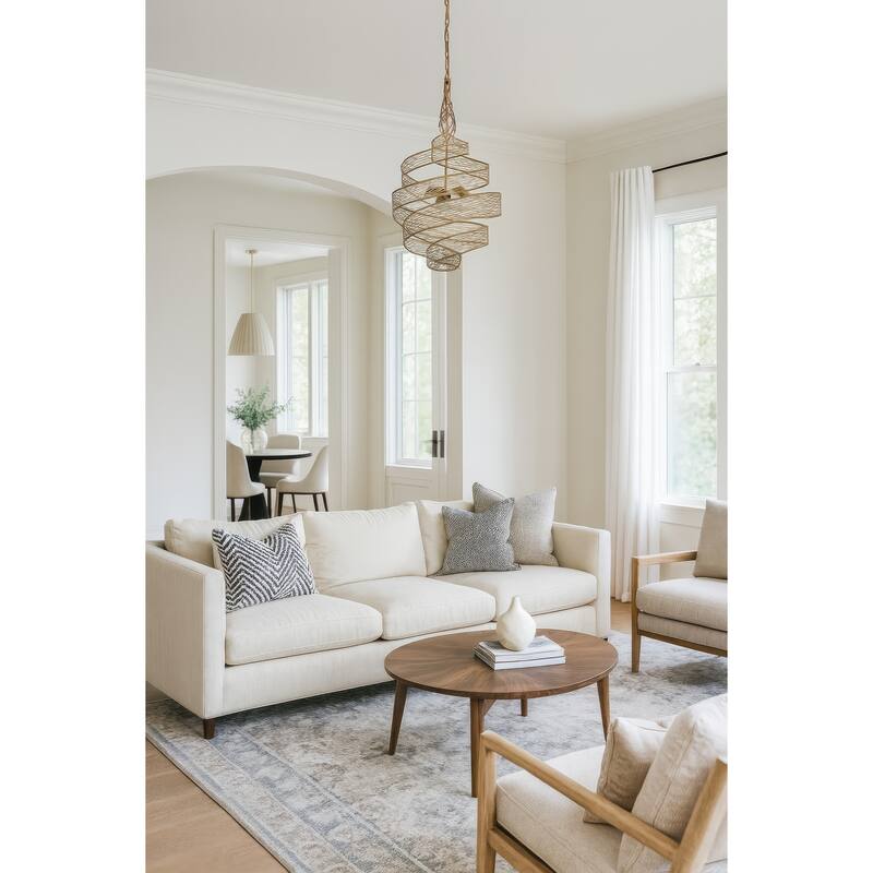 Varaluz Flow 3-Light Twist Pendant