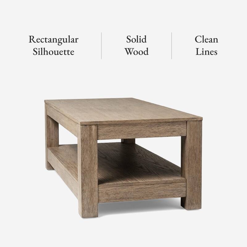 Maven Lane Paulo Wooden Coffee Table