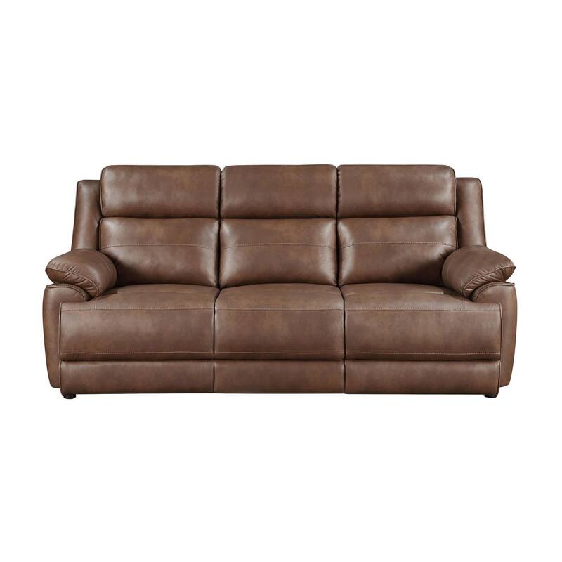 Worthington Dark Brown Upholstered 3-Piece Sofa Set