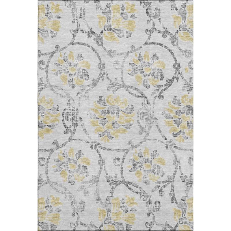 Premium Washable Super Soft Persian Floral Mayfield Rug