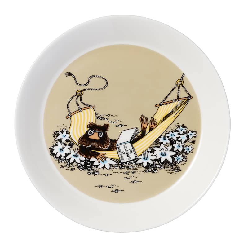 Moomin by Arabia Plate 7.48in Muskrat Beige