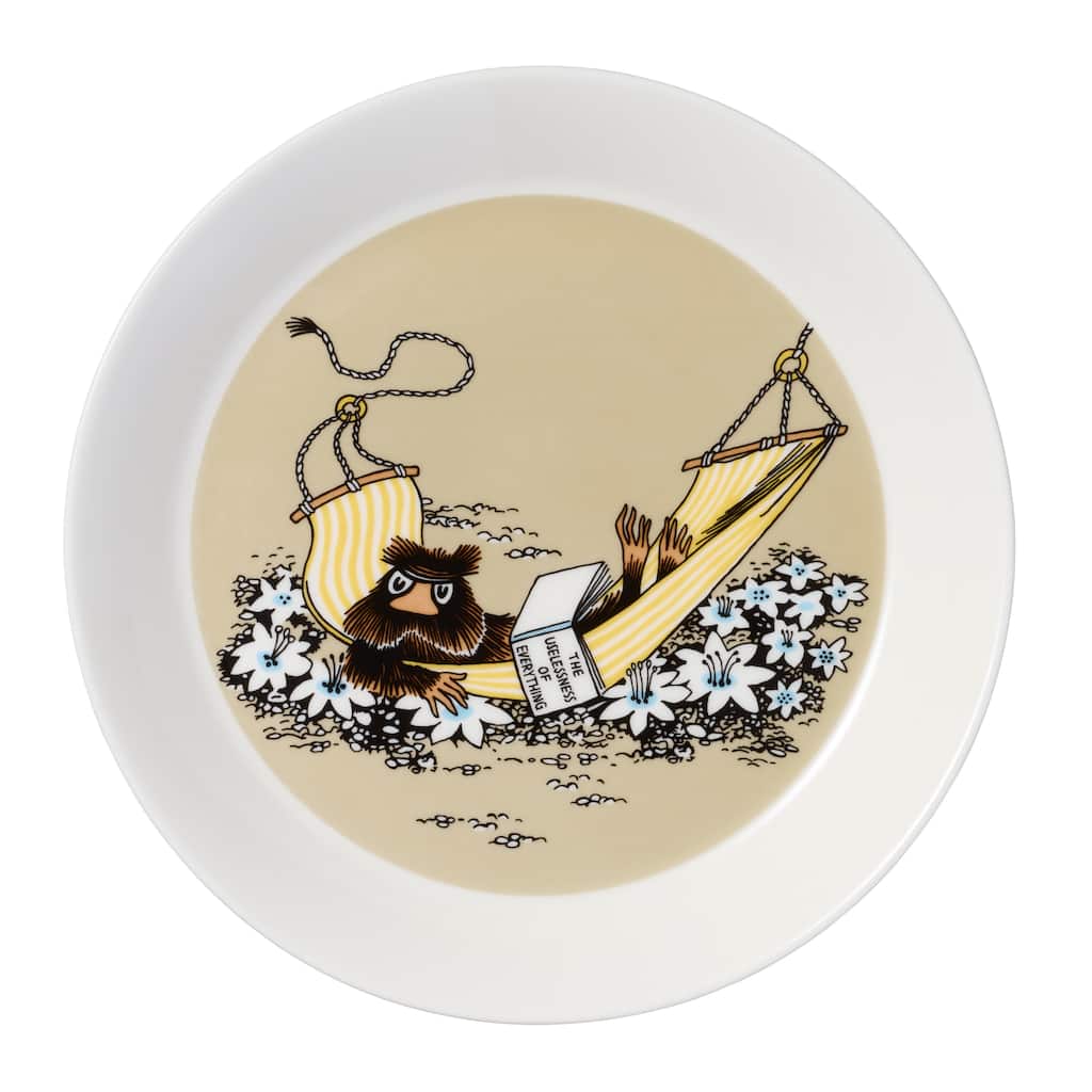 Moomin by Arabia Plate 7.48in Muskrat Beige