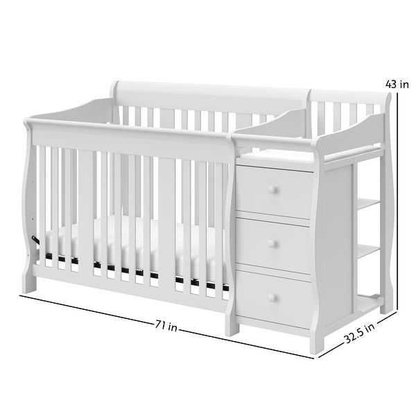 storkcraft crib with changing table