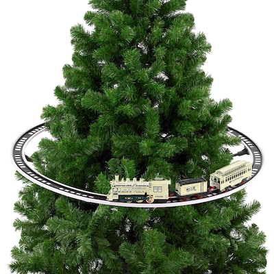 Animated Train Around the Tree - Gold