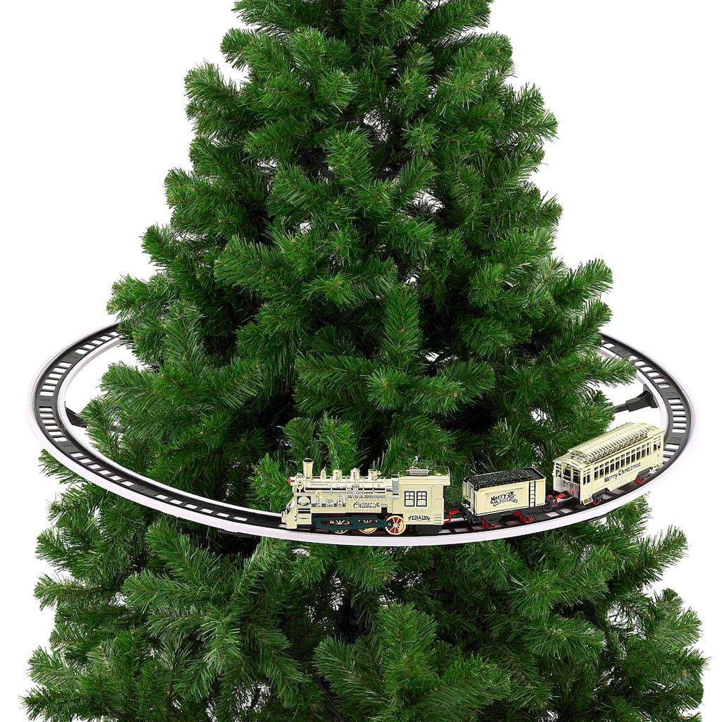 Animated Train Around the Tree - Gold