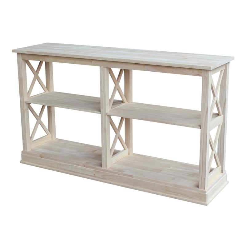 Hampton Solid Hardwood Sofa/ Server Table - 60" x 16" - 60" x 16" - Unfinished