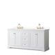Option White, Gold Trim, White Quartz Top