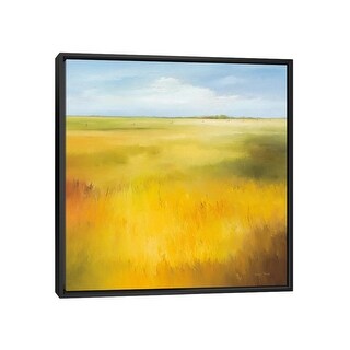 iCanvas "Yellow Field I" by Hans Paus Framed Canvas Print - Bed Bath ...