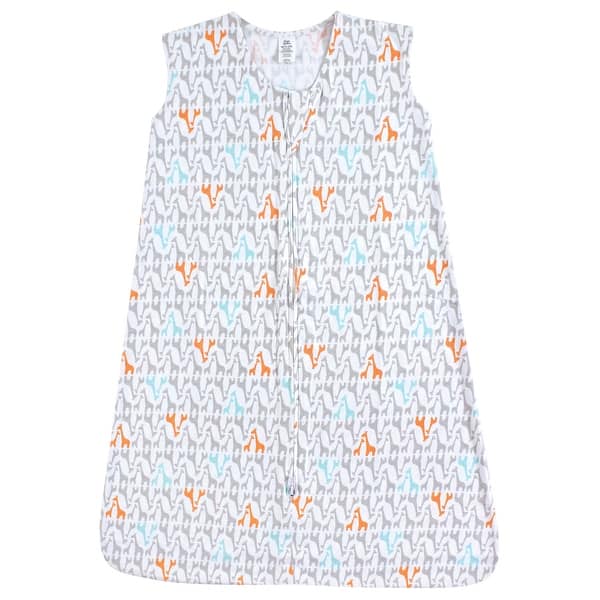 slide 1 of 1, Yoga Sprout Baby Sleeveless Jersey Cotton Sleeping Bag, Sack, Blanket, Giraffe 0-6 Months - Giraffe