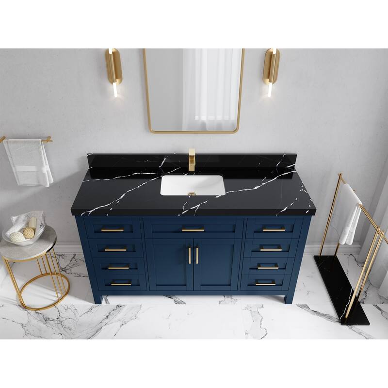 Willow Collections 60 in. W x 22 in. D Cambridge Single Sink Bathroom Vanity with Countertop