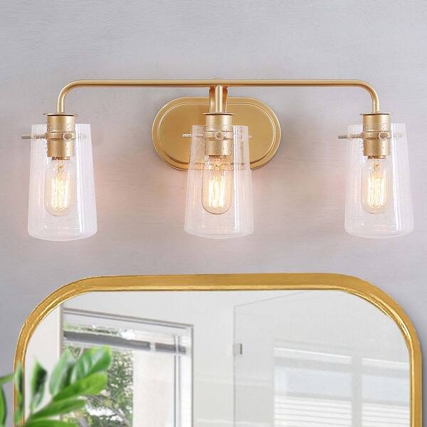 Shop Mid Century Bathroom Wall Vanity Lighting 3 Lights Wall