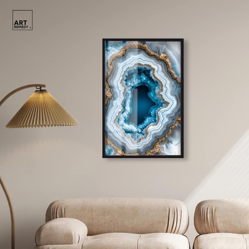 Gilded Geode Eye II Shadowbox by Art Remedy