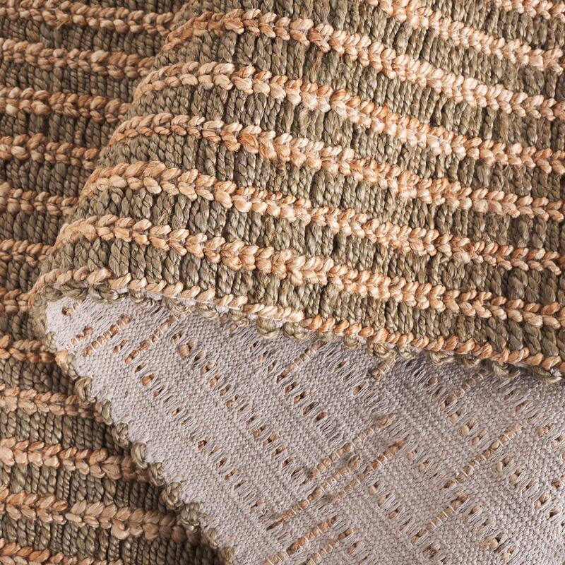 SAFAVIEH Natural Fiber Couture Sergia Modern Jute Rug