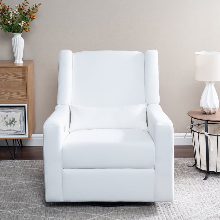 Tanya Luxury Power Motion Recliner Chair with Swivel Glider, Upholstered Living Room Reclining Sofa Chair with Lumbar Support