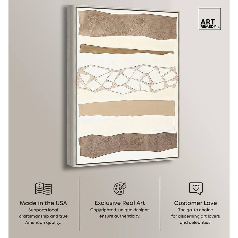 Relief Rifts I Canvas by Art Remedy