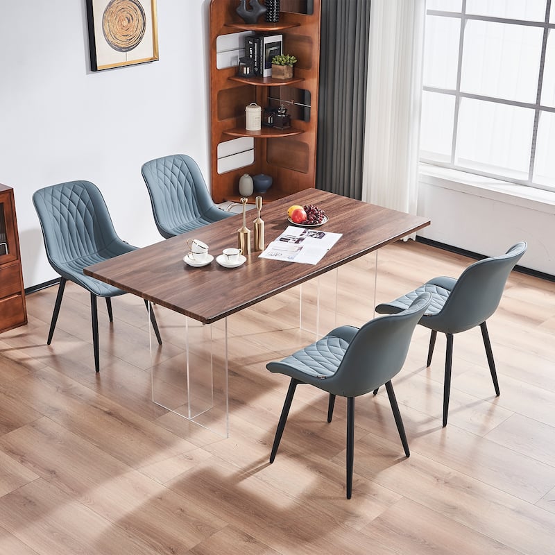 Modern Dining Chairs Set of 2 Upholstered Dining Room Chairs