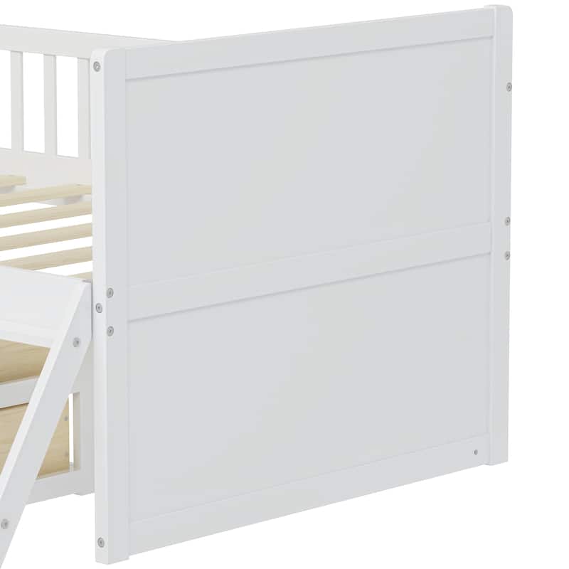 Twin Bed Frame with Storage 4 Drawers