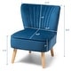 preview thumbnail 13 of 37, Costway Armless Accent Chair Modern Velvet Leisure Chair Single