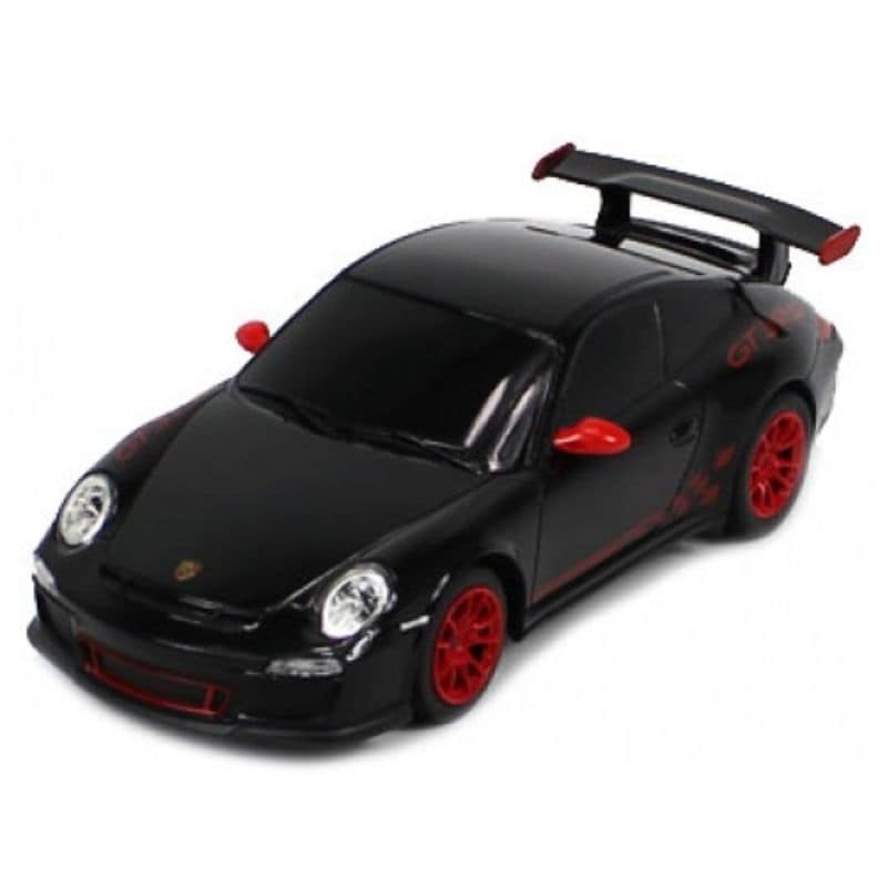 1:24 Remote Control Porsche GT3 RS Black Working Headlights Rear Lights R//C kids