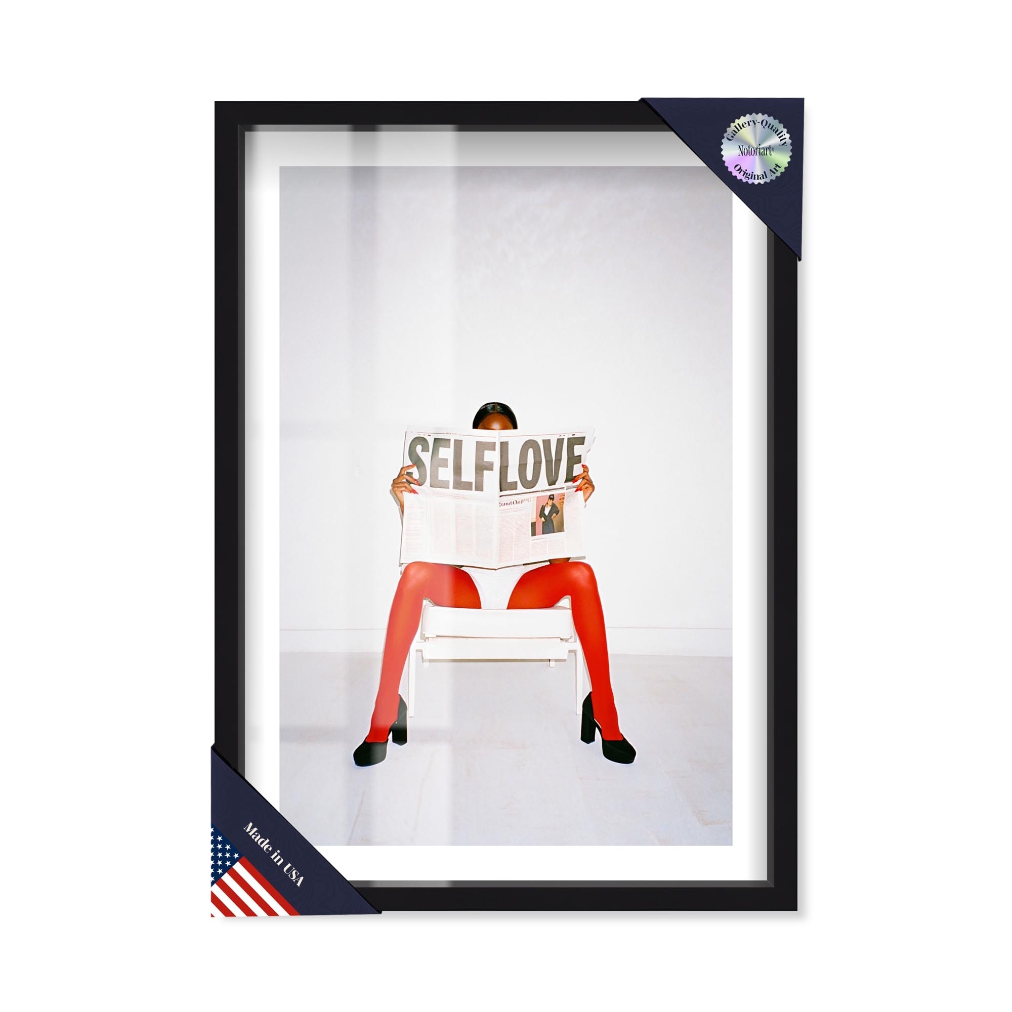 Self Love Shadowbox Print by Notoriart