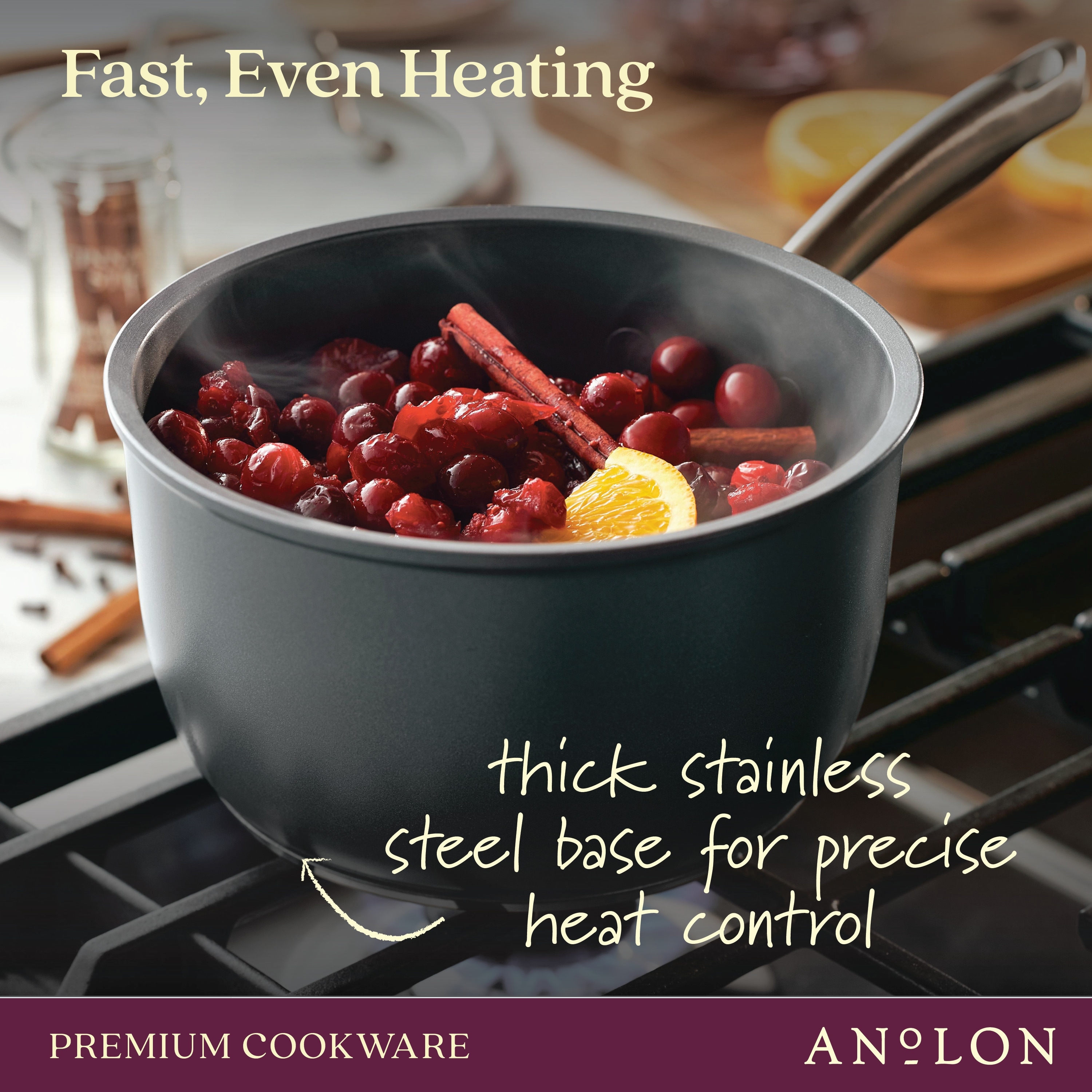 Anolon Accolade Forged Hard Anodized 2-Piece Skillet Set - Moonstone