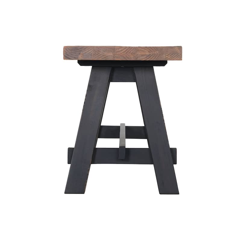 Adam 42"L Solid Wood Hook with Shelf and Bench Set