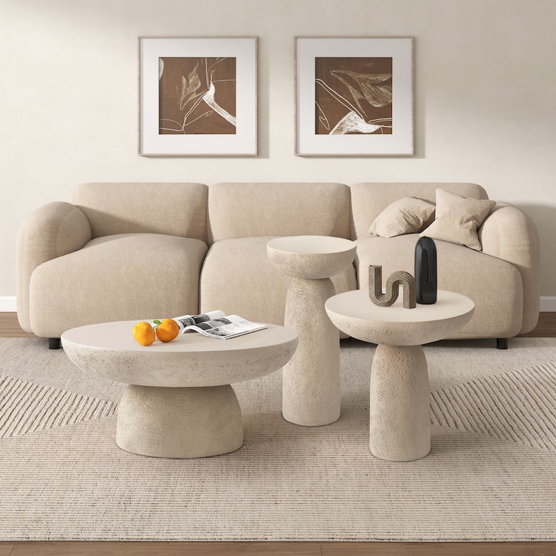 Round Coffee Tables Accent Center Table