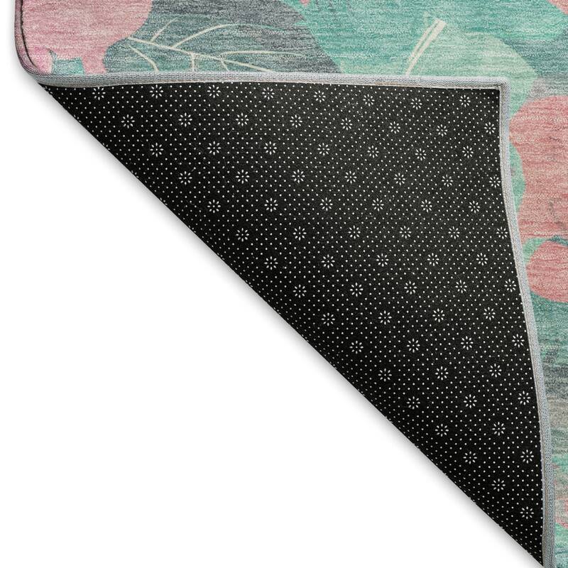Premium Washable Super Soft Contemporary Floral Mayfield Rug