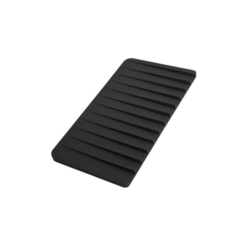 STYLISH Silicone Drying Mat and Trivet - Black