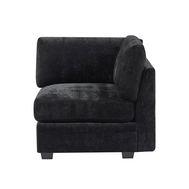 Christopher Knight Home - Verona 7-Piece Reversible Modular Fabric Sectional Sofa with Ottoman, Square Arms & Pillow Back