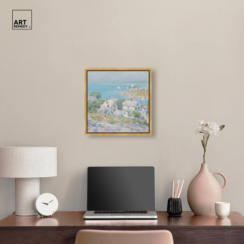 Hassam New England Headlands Canvas by Art Remedy