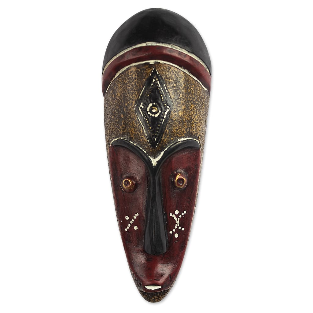 Novica Handmade Jendayi African Wood Mask