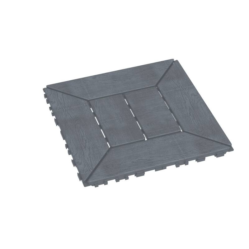 New Style 12" Patio Deck Tiles DIY Module Interlocking Decking Tiles Floor Tile