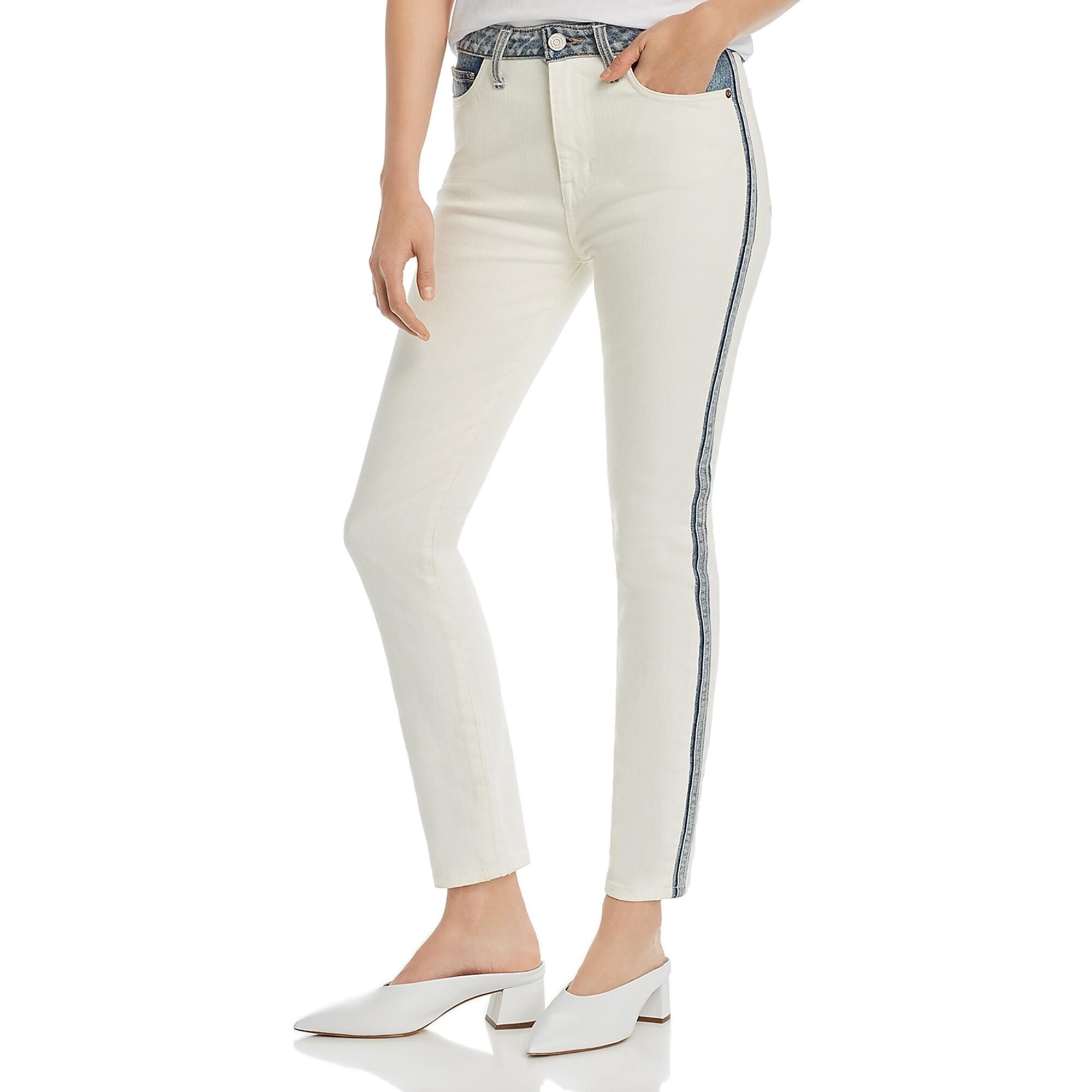 womens beige straight leg jeans