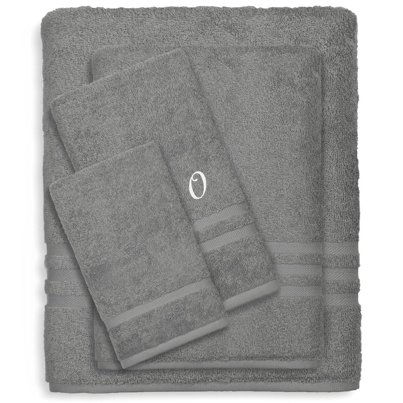 Authentic Hotel and Spa 100% Turkish Cotton 4PC Denzi Towel Set. - O