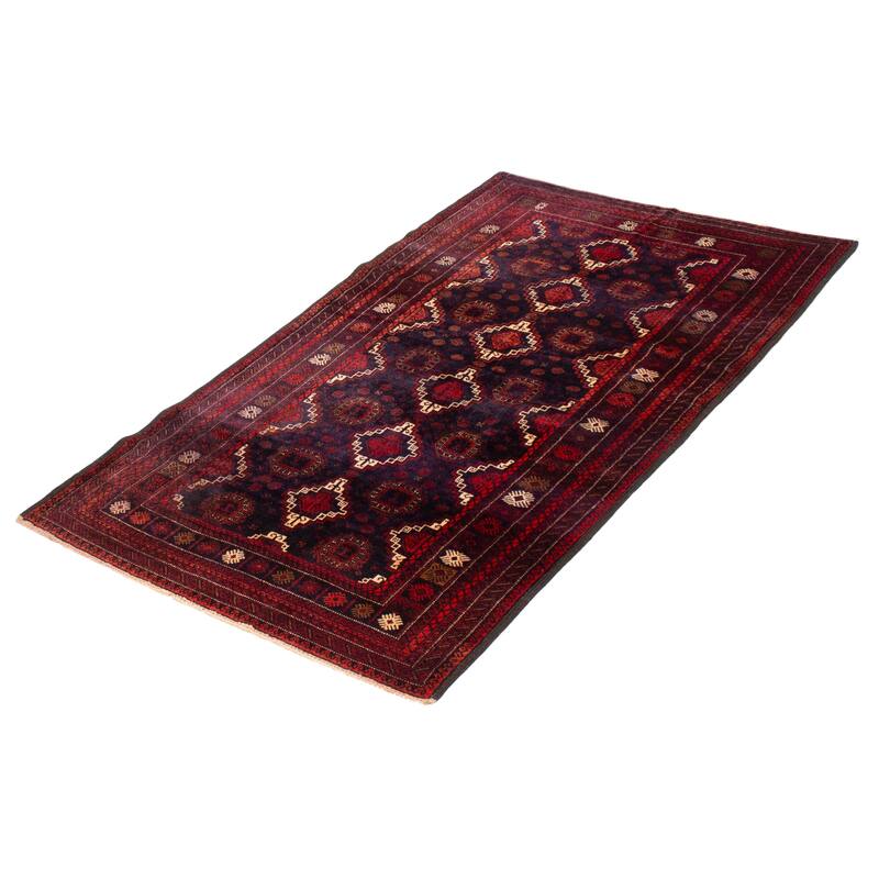 Teimani Navy Rug 3'10" x 6'8" - 3'10 x 6'8