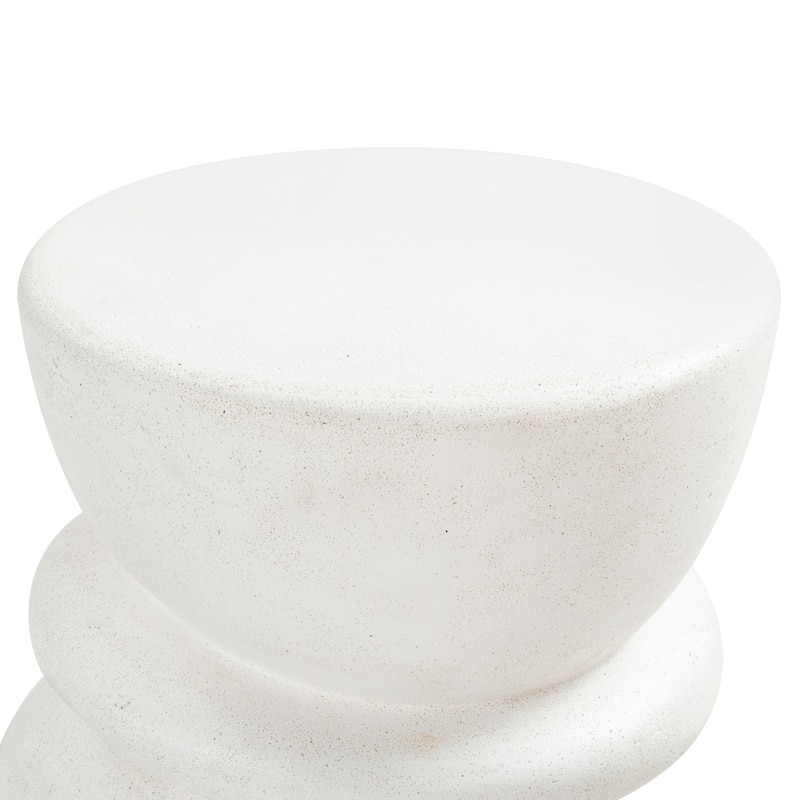 SAFAVIEH Couture Henrietta Concrete Accent Table - 20"W x 20"D x 18"H