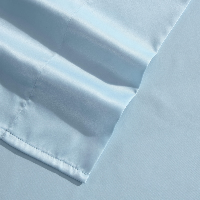 Laura Ashley Satin Bliss Solid Sheet Set