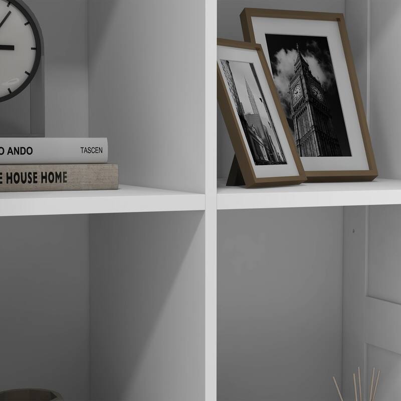 Modern Freestanding Storage Cabinet with Adjustable Shelf and Soft Close Door for Home or Office