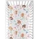 preview thumbnail 2 of 4, Sweet Jojo Designs Ocean Mermaids Girl 2 Pack Fitted Crib Sheets Solid Blush Pink and Under the Sea Underwater Theme Fairytale