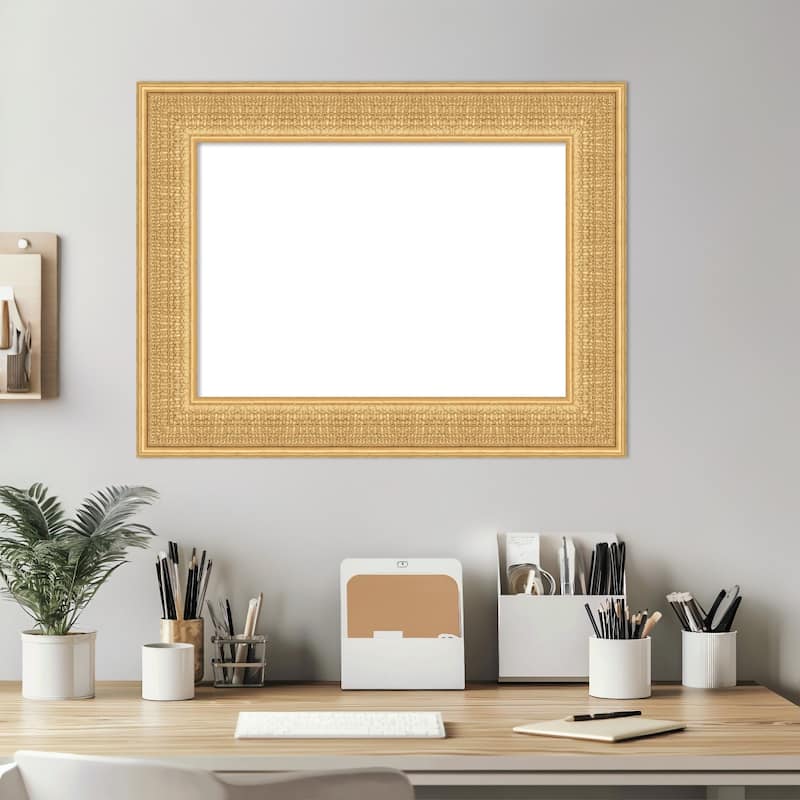 Amanti Art Trellis Gold Framed Dry Erase Magnetic Board