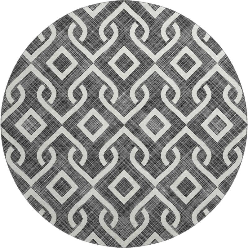 Premium Washable Super Soft Modern Medallions Mayfield Rug