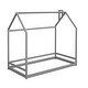 preview thumbnail 33 of 45, Twin Solid Wood Bed with House Design & Guardrails - Safe & Fun