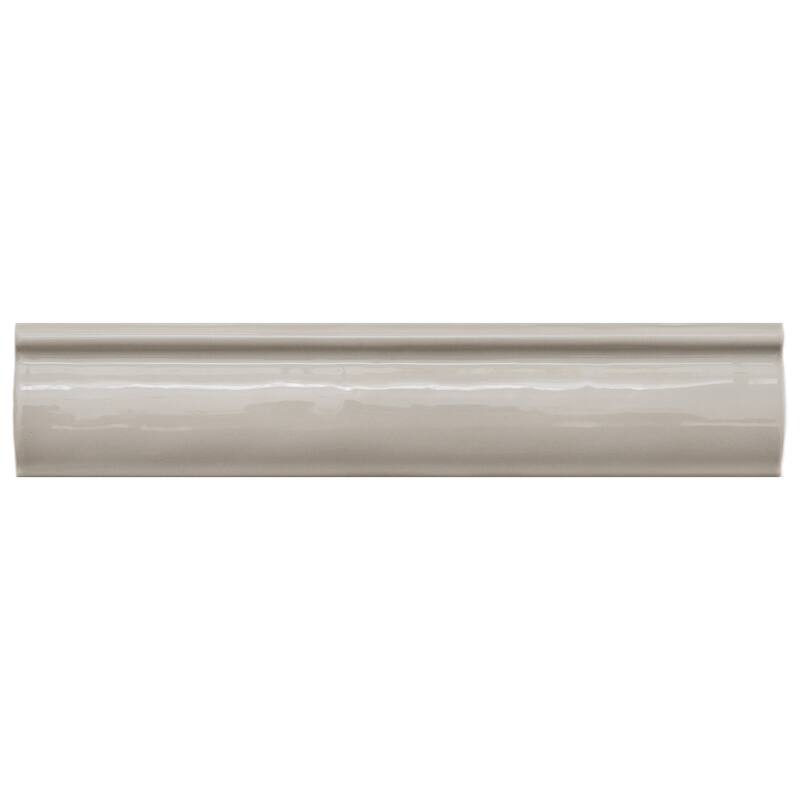 The Tile Life Chelsea 2x10 Gris Ceramic Chair Rail Wall Tile