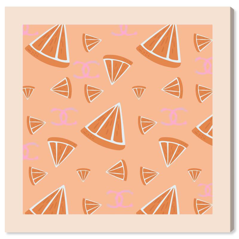 Wynwood Studio Canvas Fashion and Glam Orange Citrus Orange and Modern & Contemporary Wall Art Canvas Print