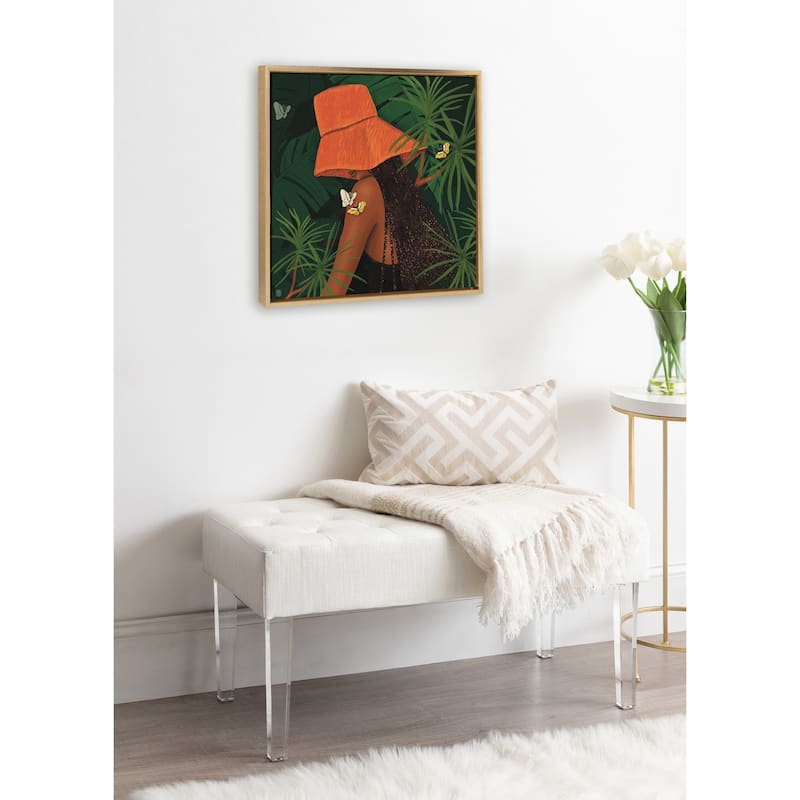 Kate and Laurel Sylvie Tell Me About Hope Framed Canvas by Mary Joak